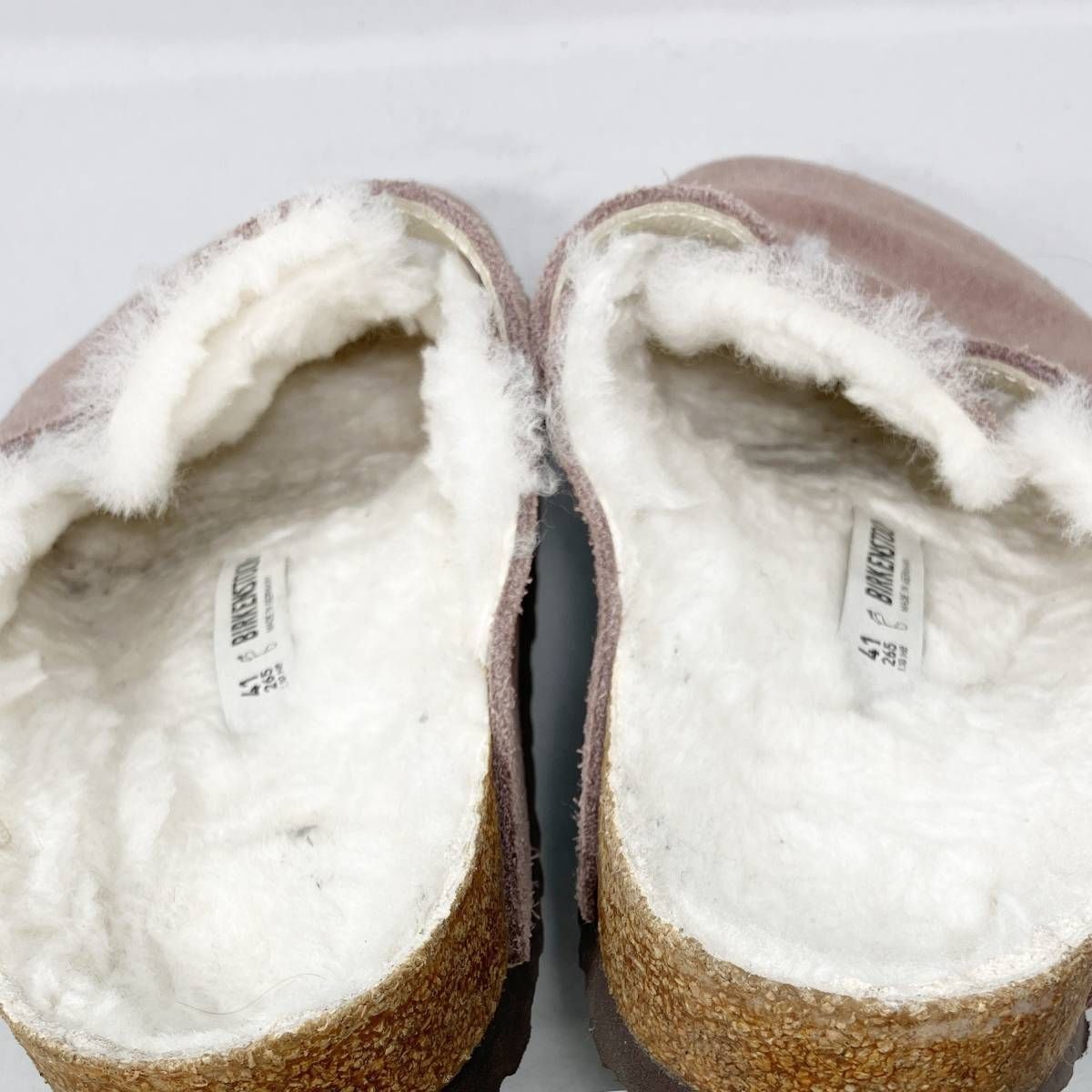  KITH× スエード 内ボア ローズピンク41 サンダル 26.5 cm コンフォートサンダル サンダル