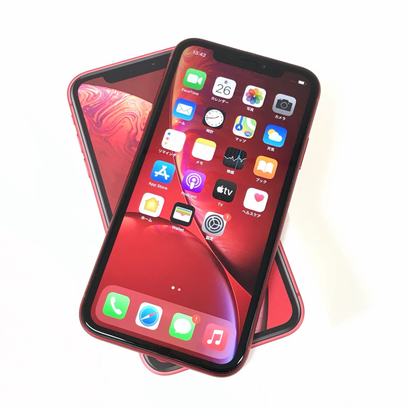 θ【ジャンク品/SIMロック解除済み】iPhone XR 64GB RED - 買取ELITE