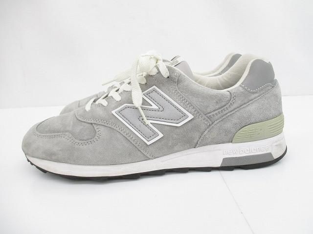 良品 ニューバランス New Balance M1400JGY ローカットスニーカー 27.5cm グレー メンズ