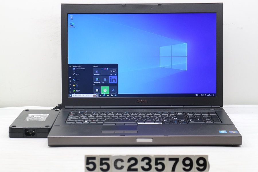 DELL Precision M6800 Core i7 4810MQ 2.8GHz/32GB/500GB+1TB/Multi/17.3W/FHD/Win10/Quadro  K4100M eSATA端子破損 【55C235799】 - メルカリ