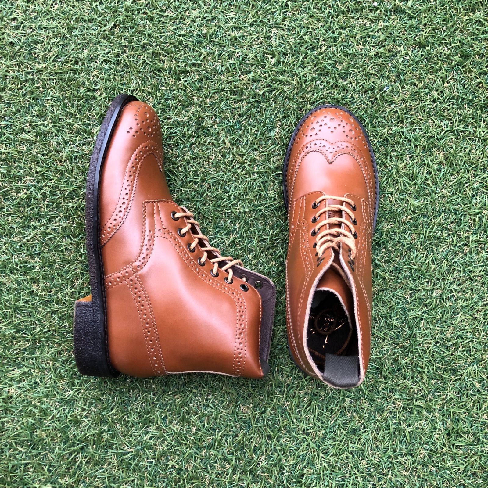 新同37 JM by.JOHNNY MOKE メダリオンショートブーツ D51 新同37 JM by.JOHNNY MOKE メダリオンショートブーツ D51 - メルカリ
