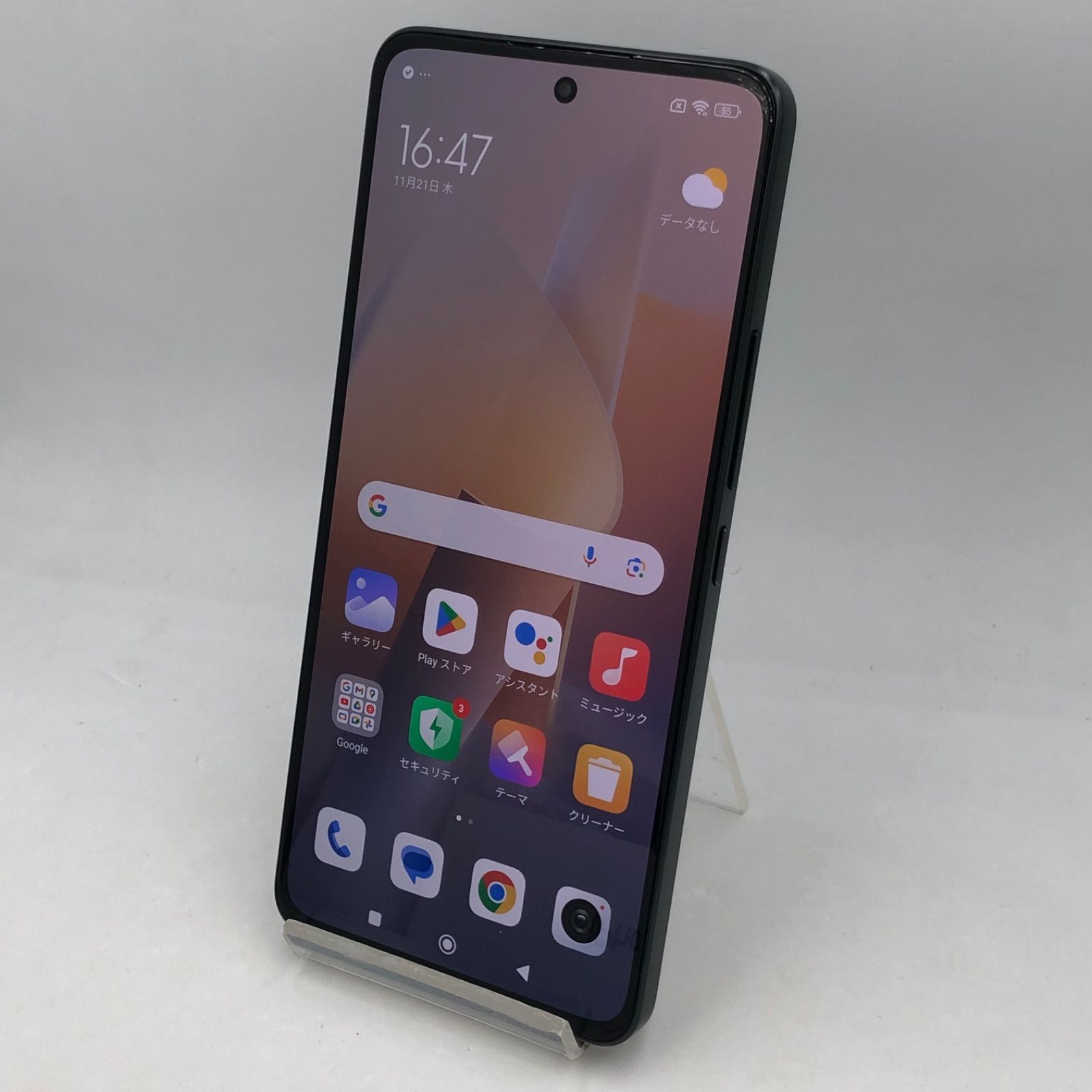 【中古美品】 日本未発売機種 Xiaomi 12 Lite 128GB ブラック 5G対応 海外モデル