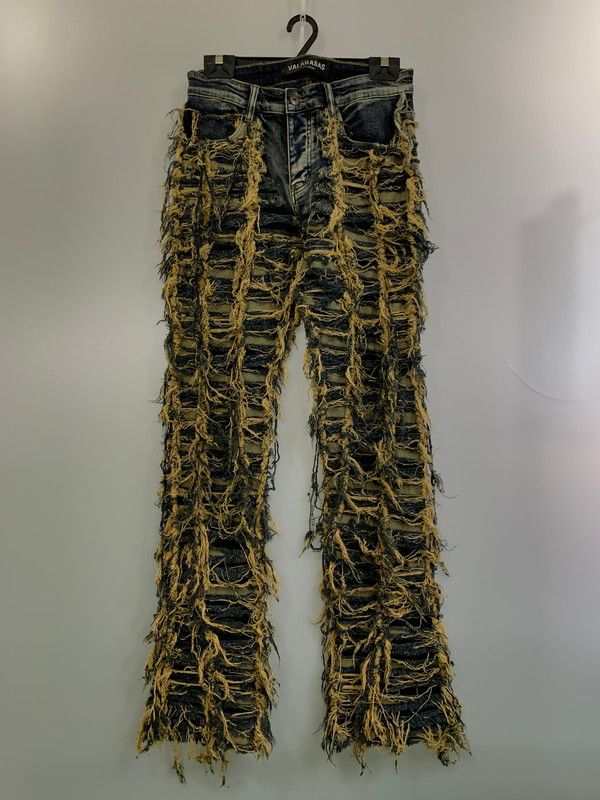 VALABASAS FURY STACKED JEANS バラバサス フューリー スタック ボトムス パンツジーンズ 151-250514-jt-04-min