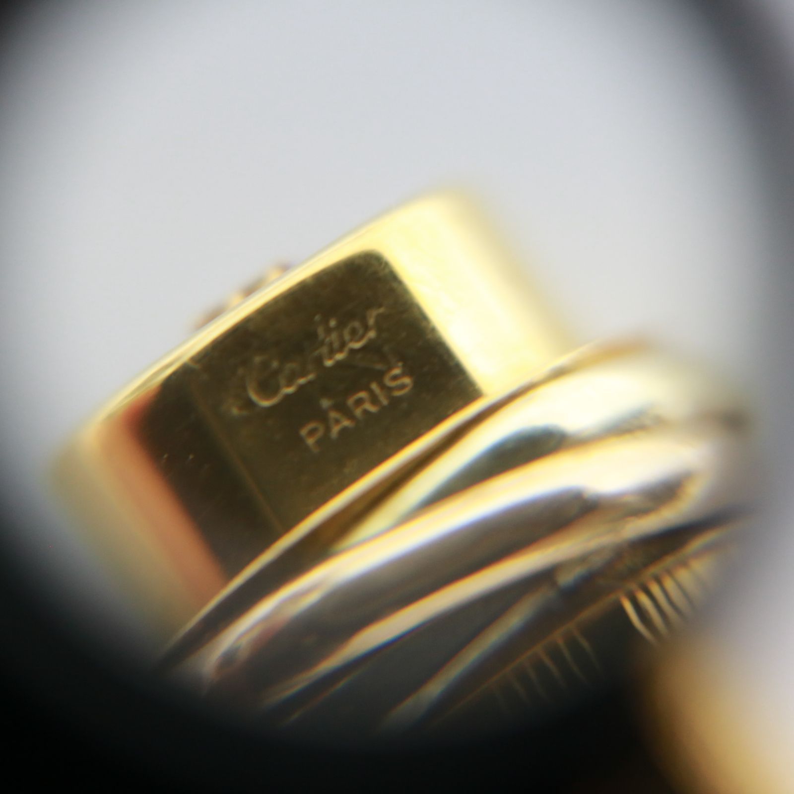 258)Cartier カルティエ ヴィンテージ トリニティ キャップ式