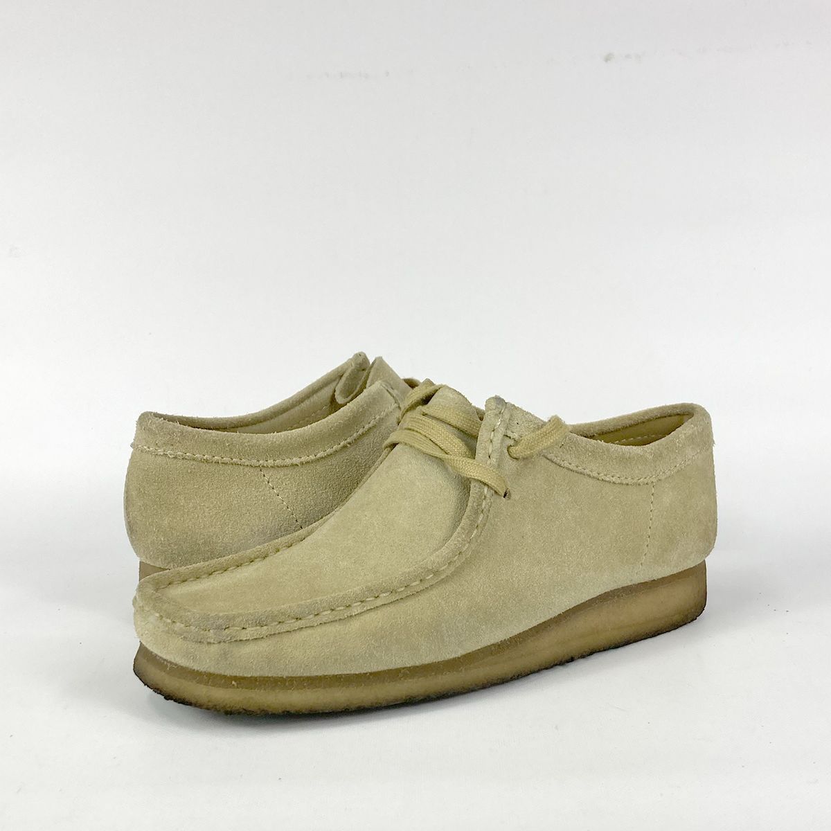 CLARKS WALLABEE MAPLE SUEDE 左UK7/右UK7h ※左右サイズ違い