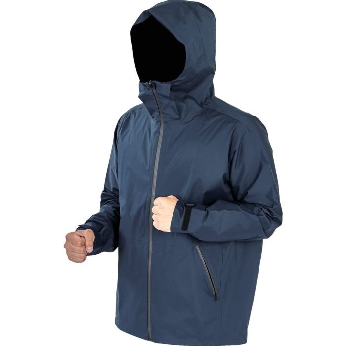 2営業日で発送 トラスコ中山 TRUSCO TRUSCO 高耐候 軽量ストレッチレインウェア ネイビー L TRESWLNV 8539