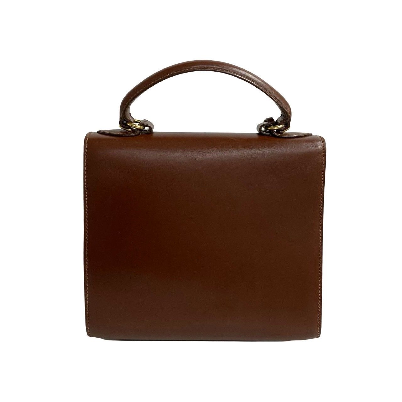 極 美品 希少品 鍵付き PRADA プラダ ロゴ 金具 レザー 本革 2way 