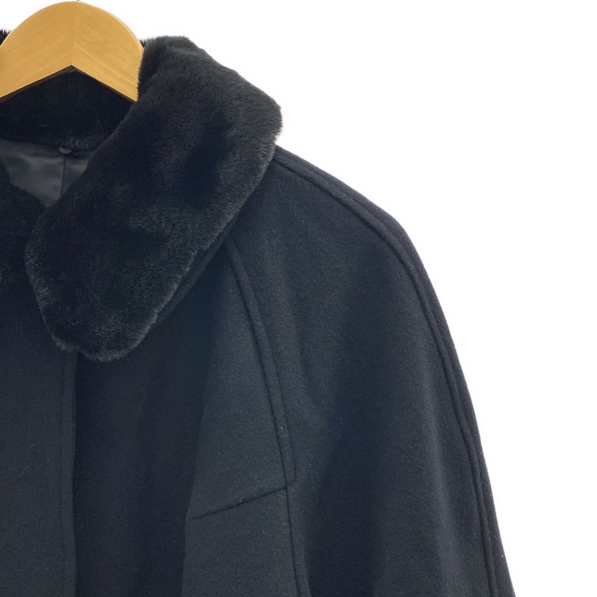 foufou / フーフー | fur collar half coat ファー カラーハーフ