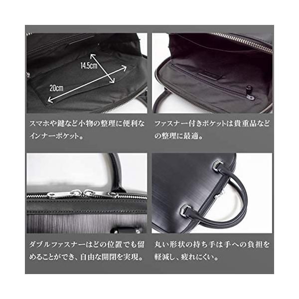 Dom Teporna Italy] ビジネスバッグ 小さめ メンズ B5 ブリーフ