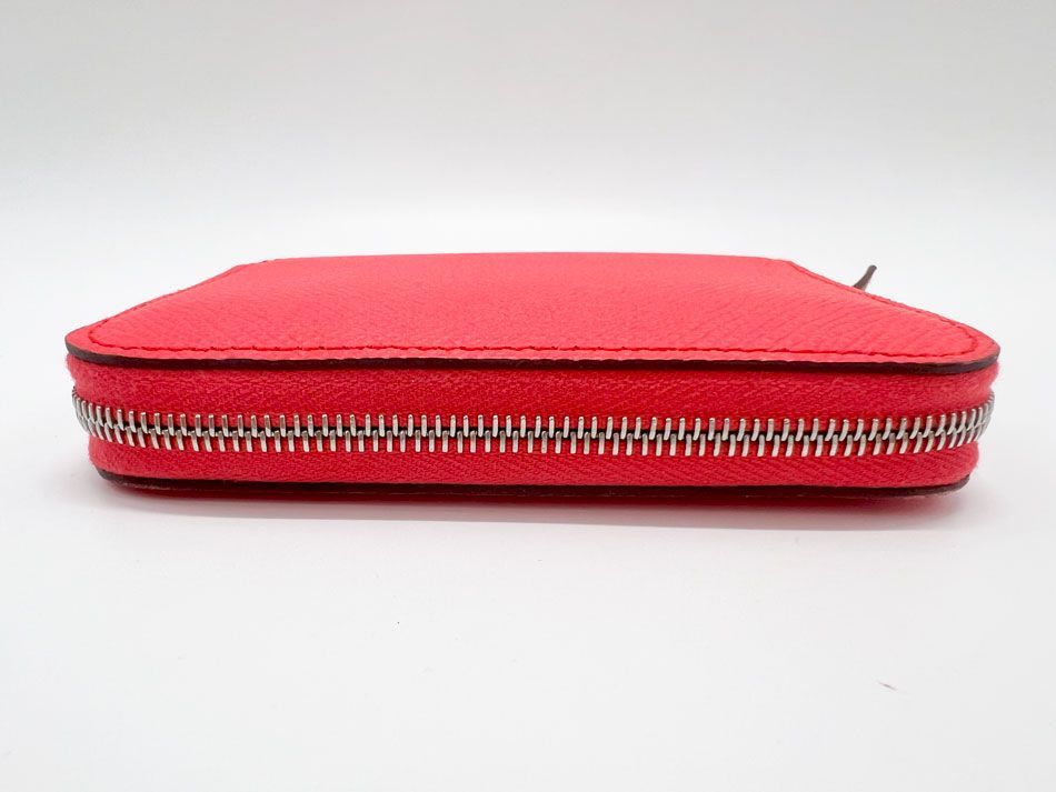 エルメス　アザップコンパクト　シルクイン　赤ピンク　エプソン　A刻印 HERMES エルメス アザップコンパクト シルクイン コインケース 財布