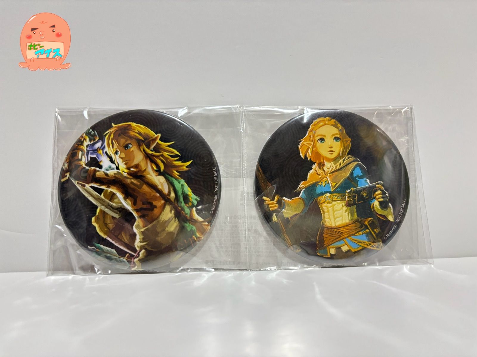 ゼルダの伝説　特典　缶バッジ ゼルダの伝説 ティアーズオブザキングダム アニメイト特典缶