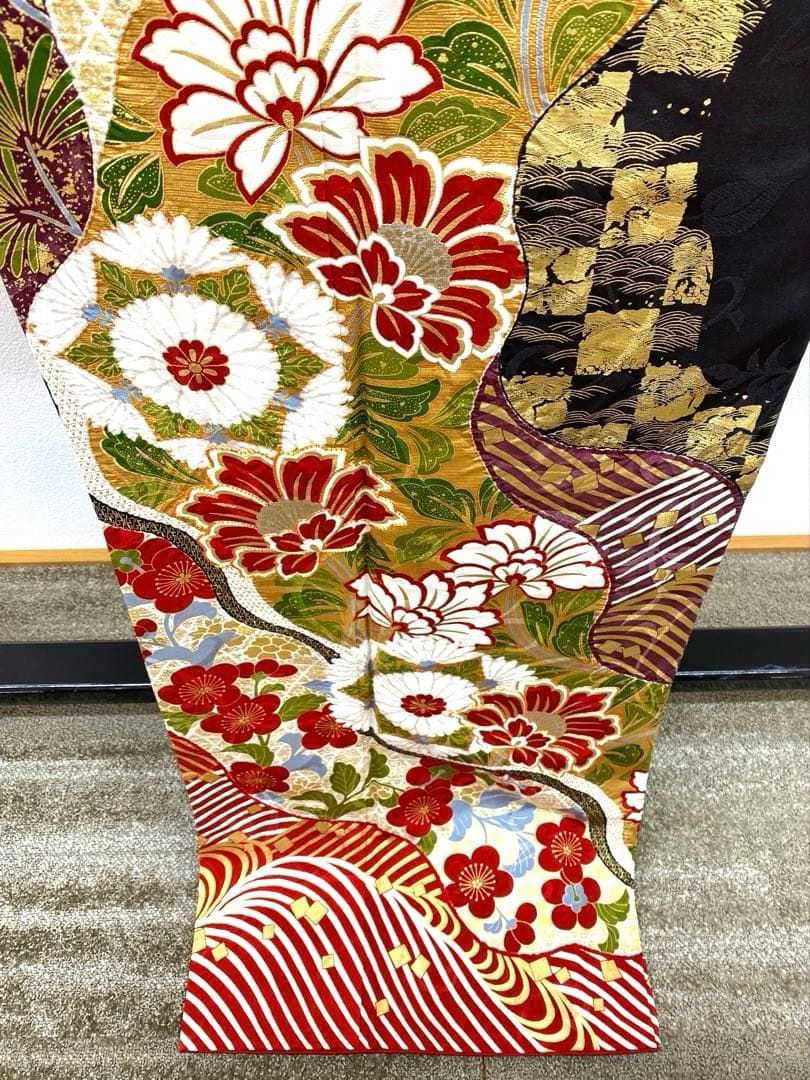 振袖 豪華 金駒 金彩 紋意匠 身丈173cm 撥水加工済 - メルカリ