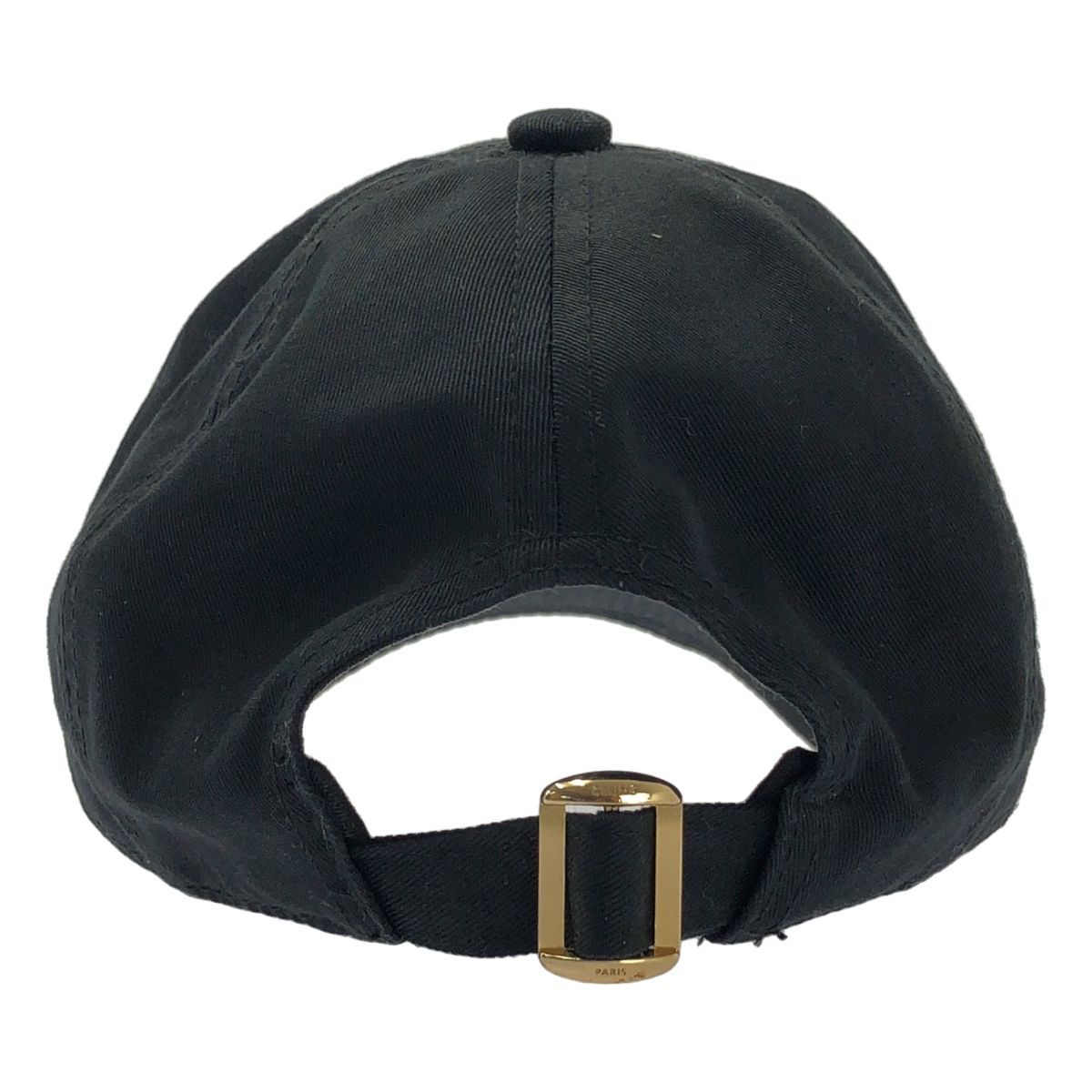 新品◼︎値下げ◼︎CELINEベースボールキャップ / コットン ブラックS CELINE ベースボールキャップ / コットン - ブラック | CELINE