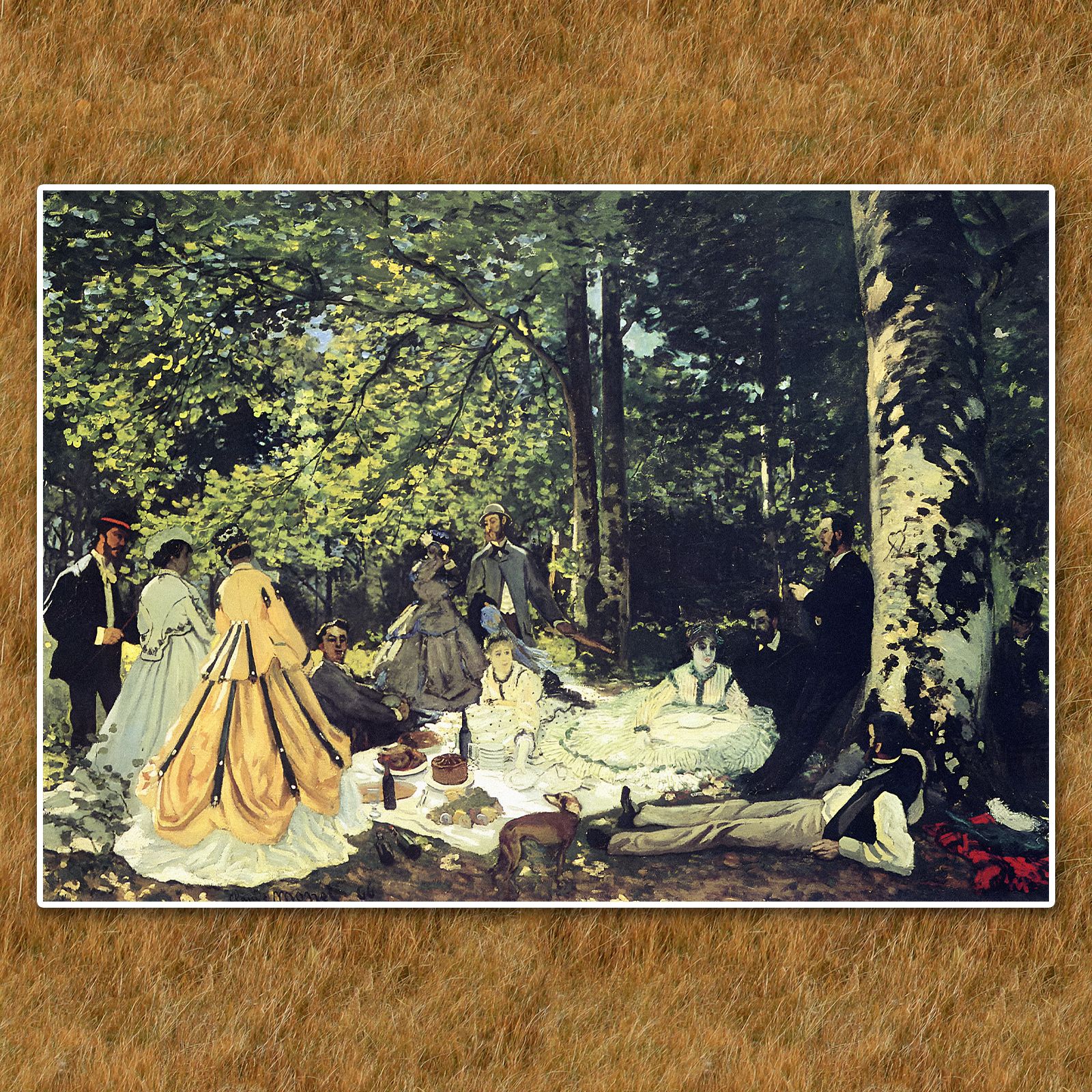 モネ『草上の昼食会』複製画【額入り】 - メルカリ