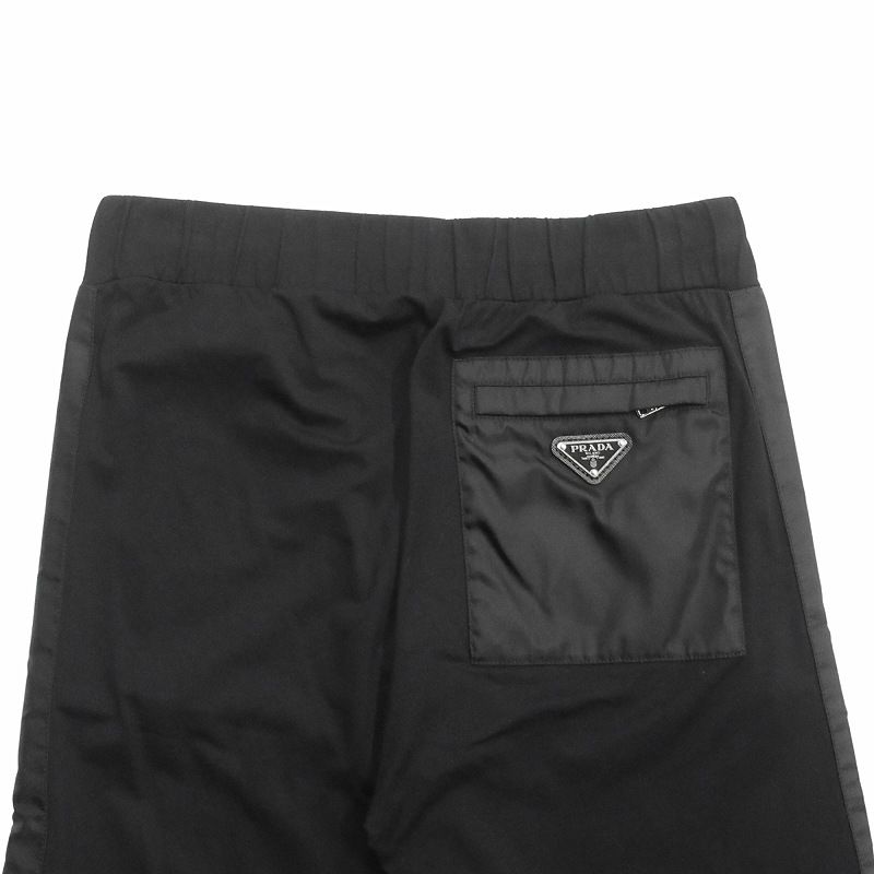 美品 20aw プラダ PRADA トライアングルロゴ イージー パンツ ナイロン