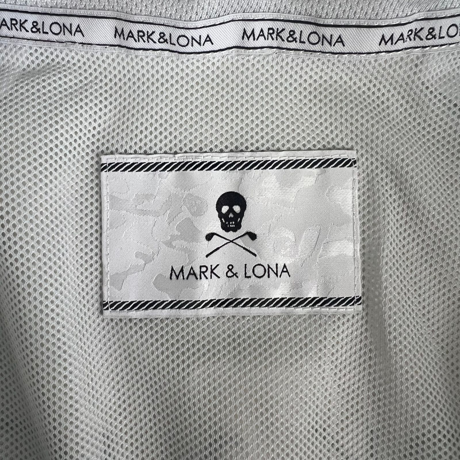 MARK ＆ LONA レディース ゴルフウェア ウィンドブレーカー ジャンパー M ホワイト マークアンドロナ 女性用 アウター WWW_NOITHATQUANGTHANH_NET