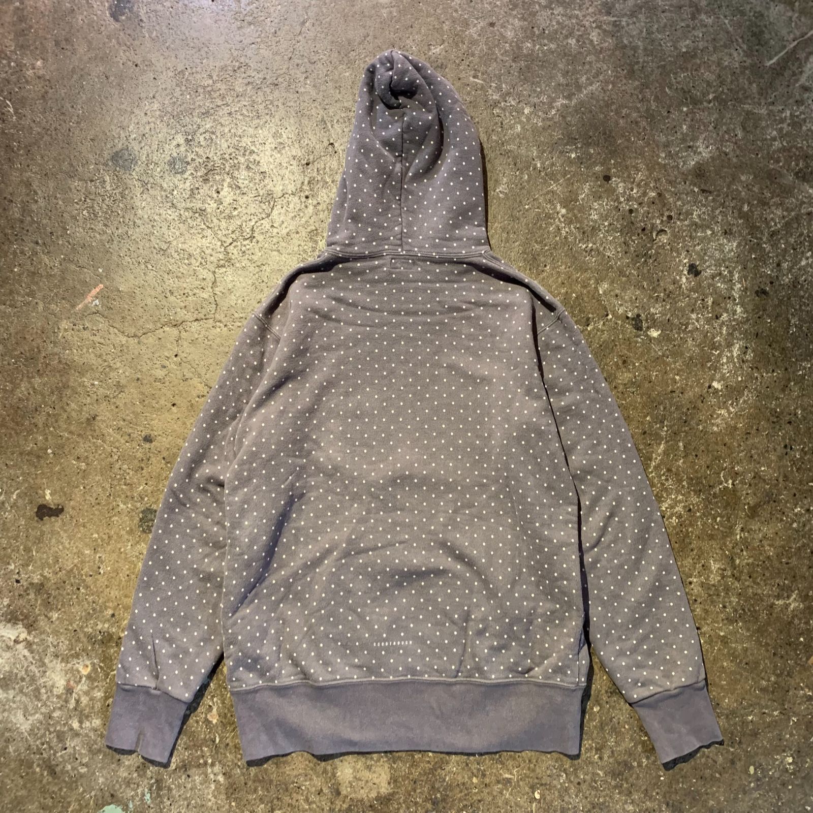 good enough ドット柄 パーカー　レア 希少 GOOD ENOUGH グッドイナフ*初期*ドット柄スウェット