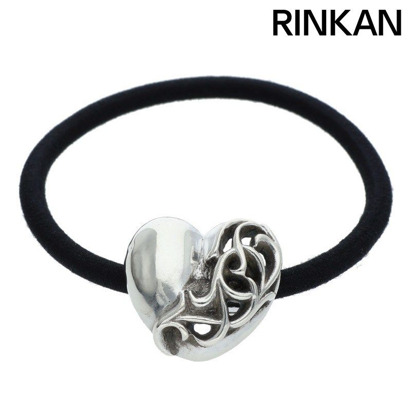 クロムハーツ HAIRBAND|ハートボタンヘアゴム シルバーヘアゴム メンズ