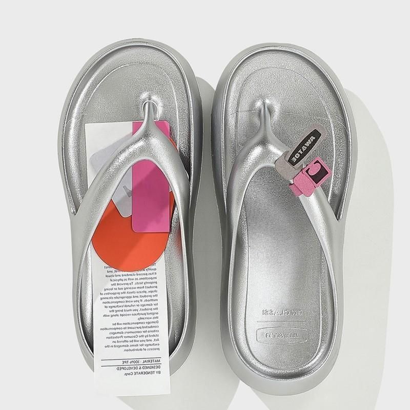 TAW&TOE x low classic サンダル SILVER シルバー 22~25センチ FLIPFLOP サンダル