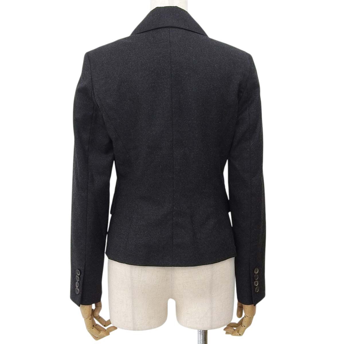 中古Celine ブラック ジャケット34 CELINE(セリーヌ) ジャケット アパレル ファッション 34 ウール