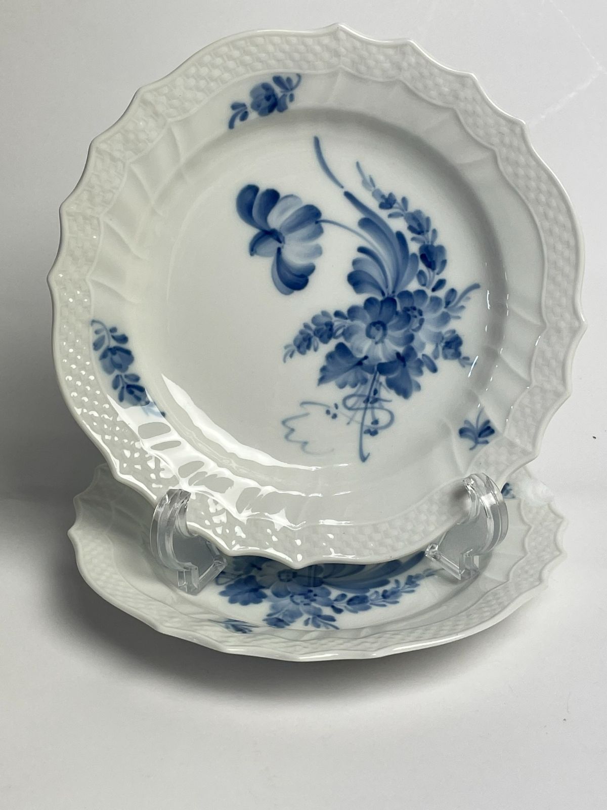 新品未使用 ロイヤルコペンハーゲン ブルーフラワーカーブ 大皿 25.5㎝ 6枚 ロイヤルコペンハーゲン プレート□ブルーフラワー カーブ Royal