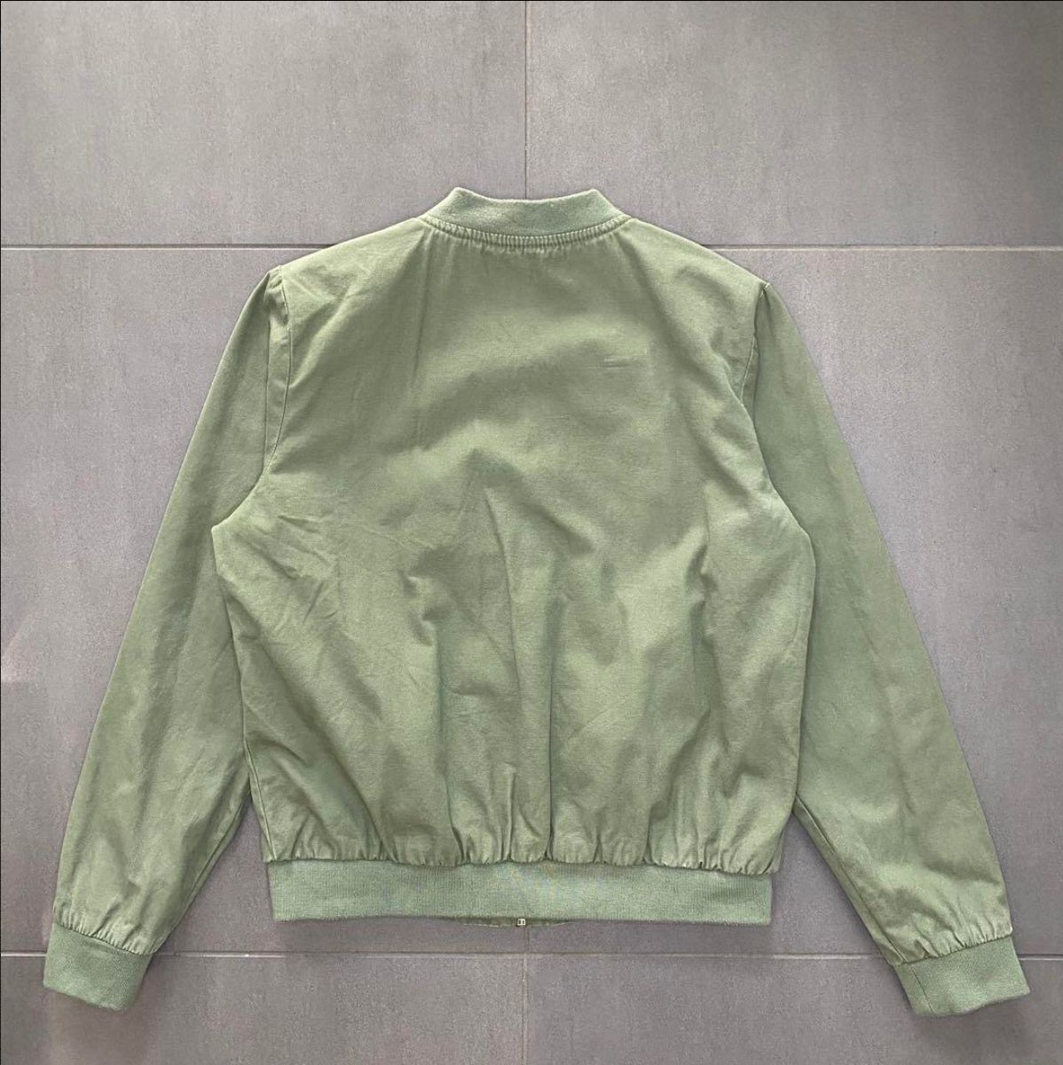 イヴ・サンローラン 刺繍ロゴ ジップアップ ブルゾンsize95（M