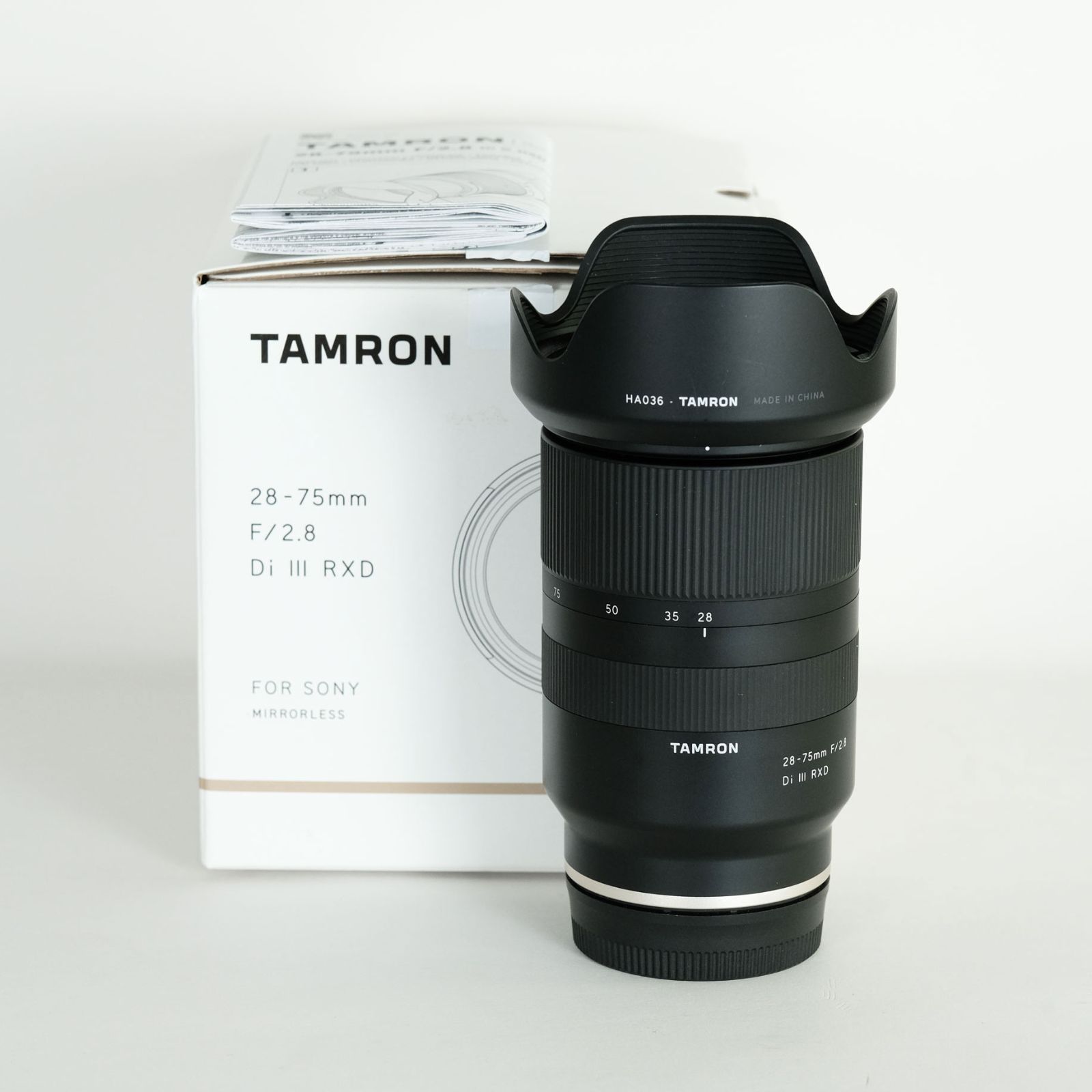 美品] TAMRON 28-75mm F/2.8 Di III RXD (Model A036) [ソニーE用 