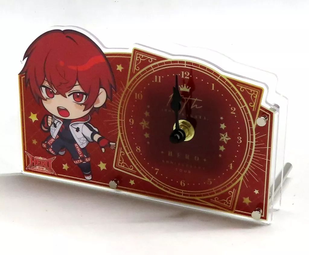 中古】置き時計・壁掛け時計 あほの坂田。 アクリルクロック 「AHO NO