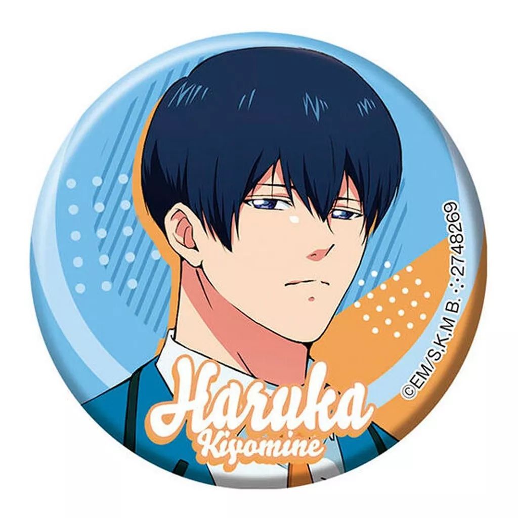 中古】バッジ・ビンズ 清峰葉流火(制服Ver.) 「忘却バッテリー 缶