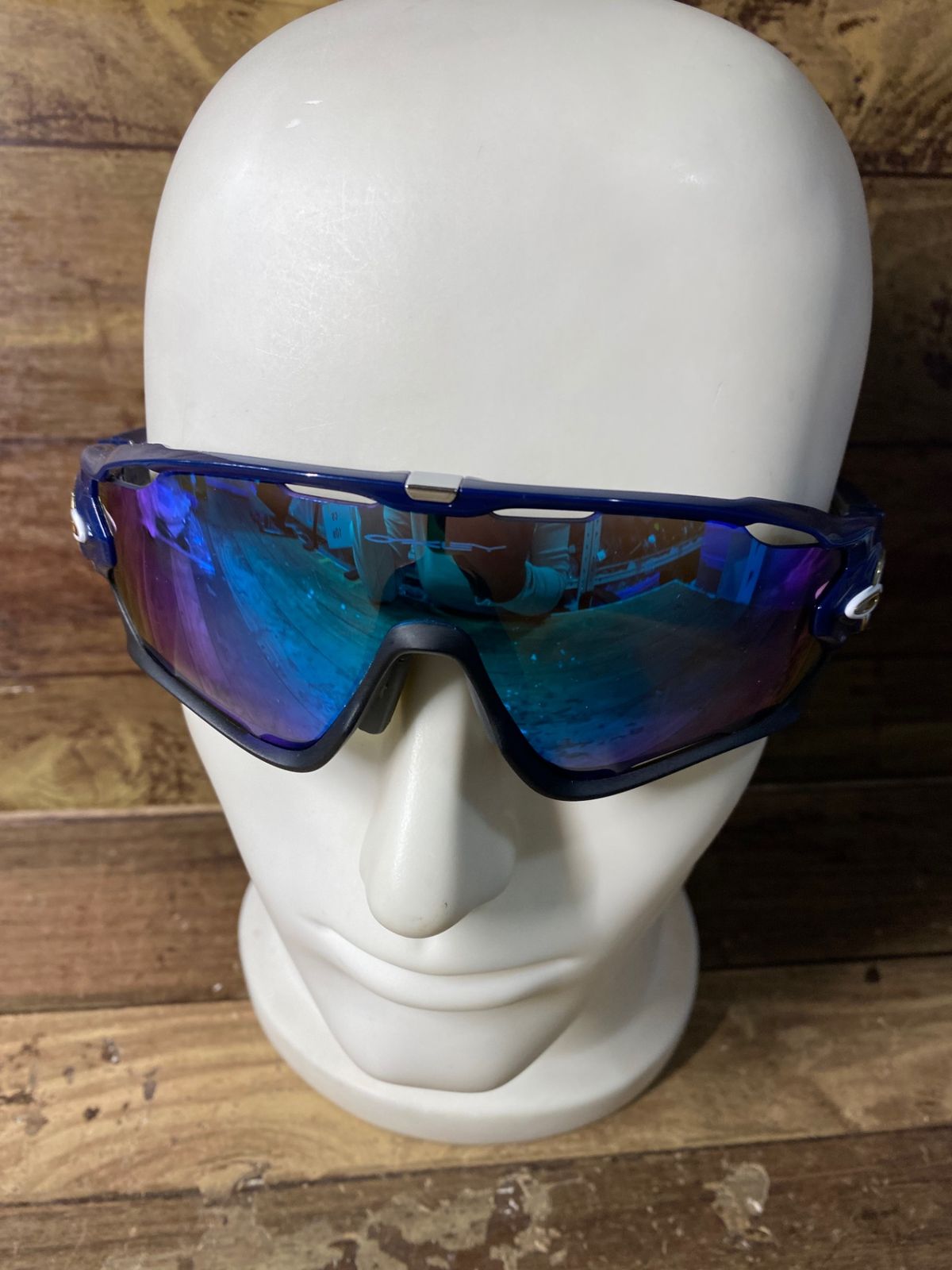 ジャンク品】オークリーアイジャケットサングラス （OAKLEY EYE JACKET 