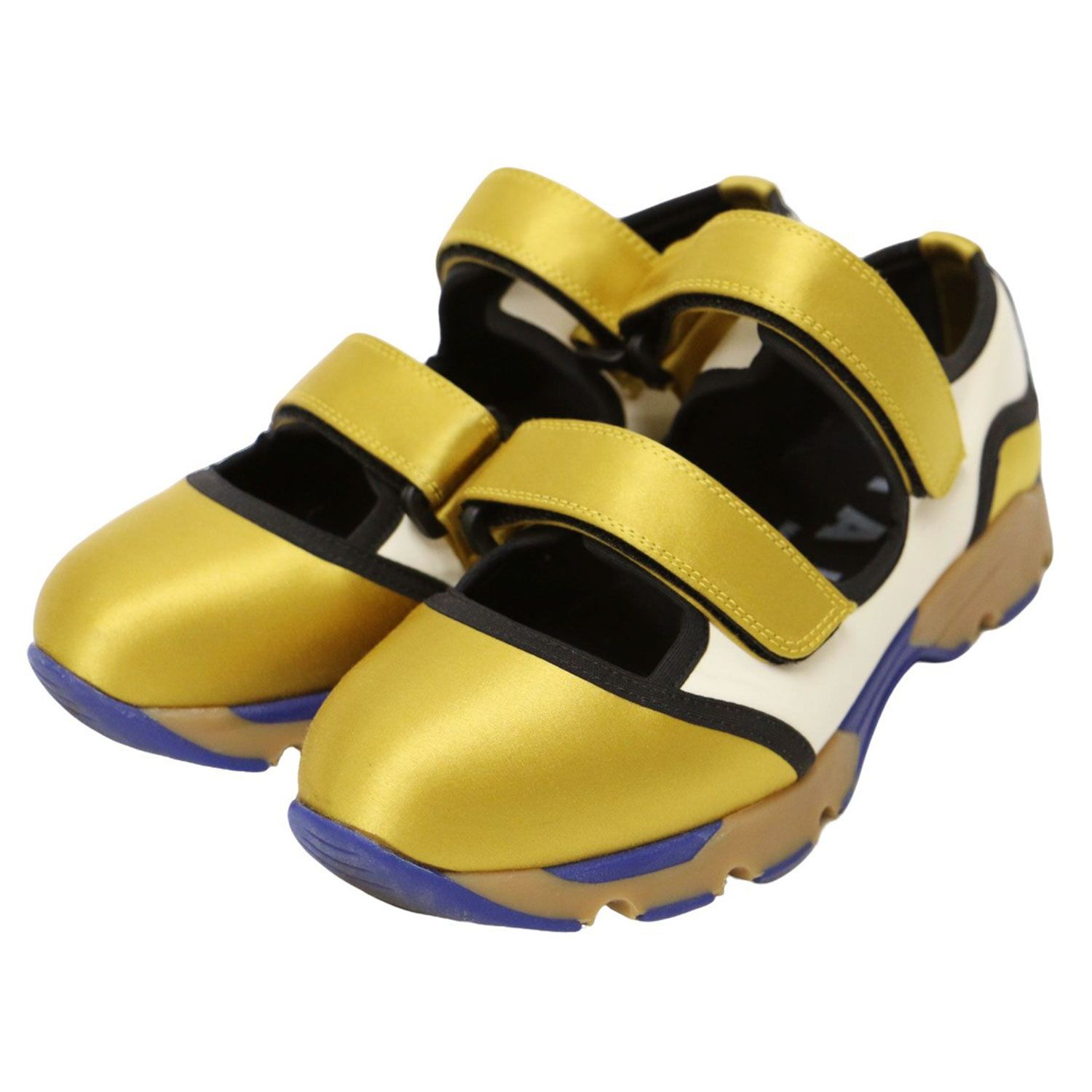 MARNI マルニ シューズ イエロー アイボリー ネイビー系 サイズ:37 