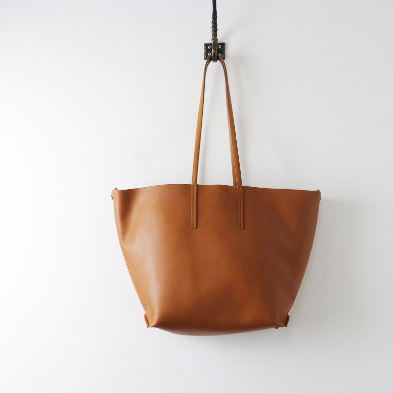 ミナペルホネン mina perhonen 極美品 2021AW sunny tote 小/キャメル