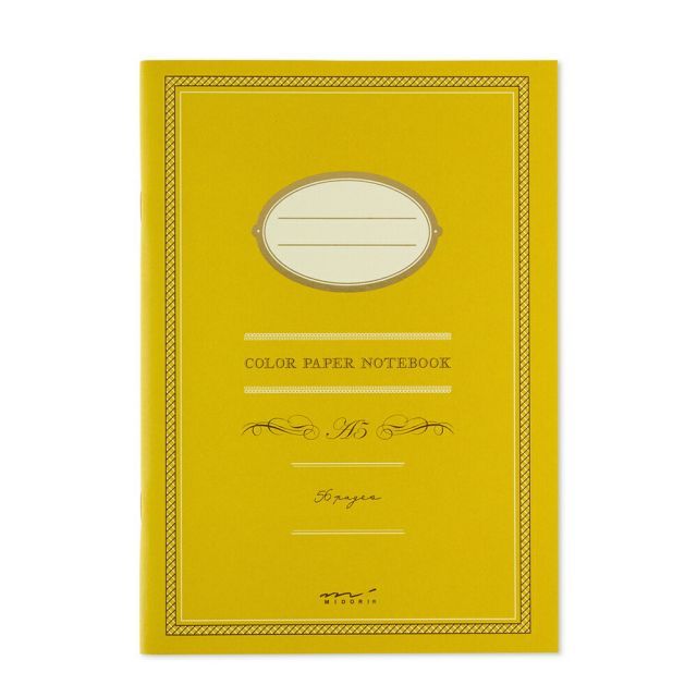まとめ ミドリ ノート A5 カラー 黄色 15146 ×50セット