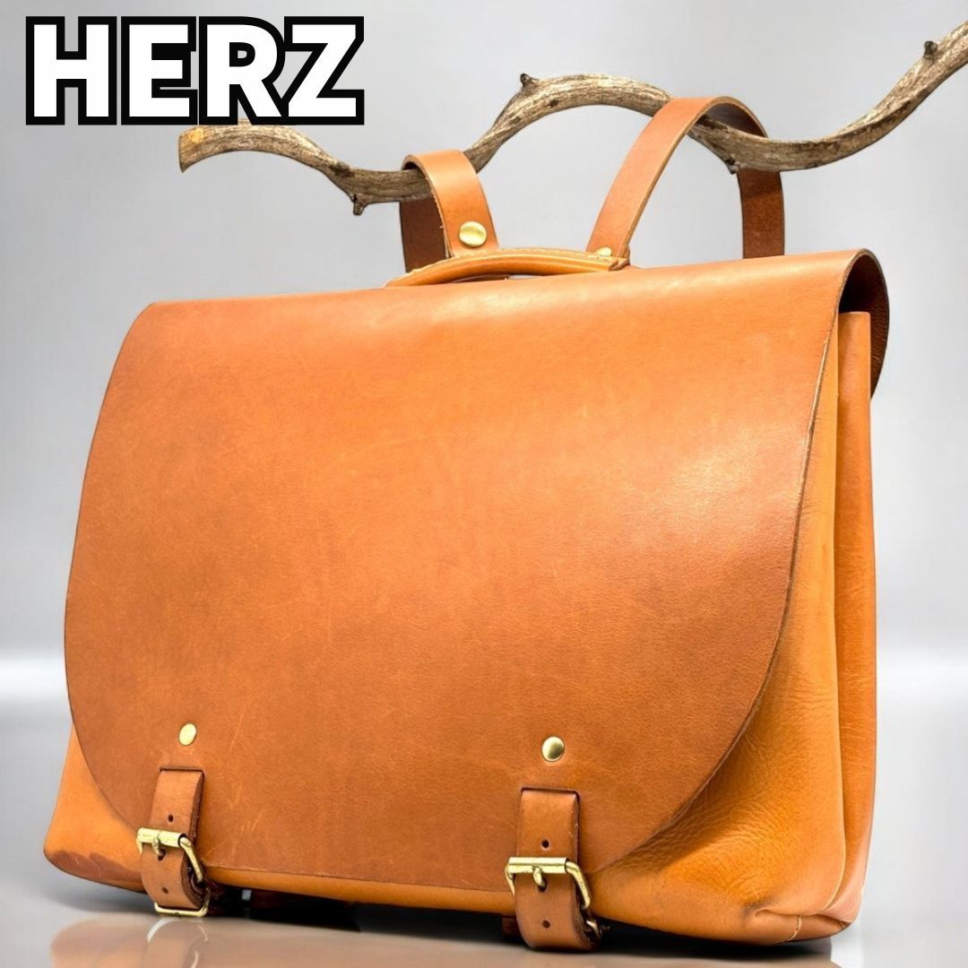 HERZ　ナレッジバッグ ビジネスバッグとしても使える本革3way仕様のナレッジバッグ「革