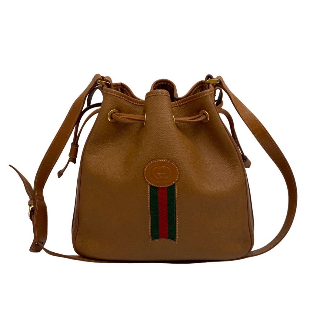 極美品 GUCCI グッチ ヴィンテージ オールドグッチ シェリーライン GG