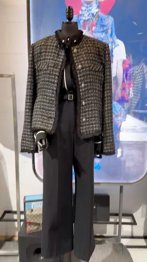 jsNEW YORKスタイルセール 当日発送 フリンジ ツイードジャケット フィット完全 j85