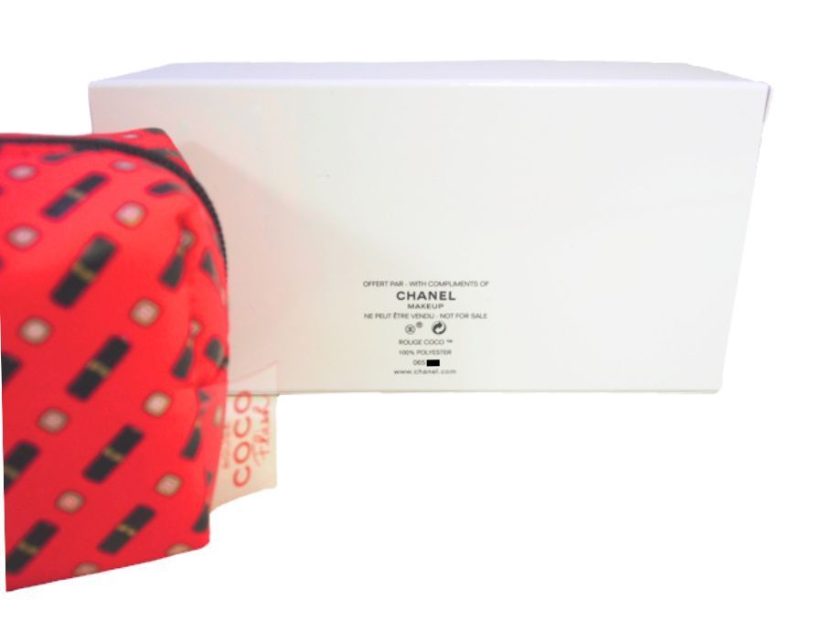シャネル ノベルティ スクエアポーチ ルージュ ココ フラッシュ リップ
