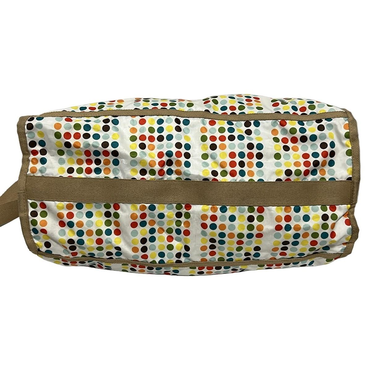 LESPORTSAC(レスポートサック) ボストンバッグ - 白×ベージュ