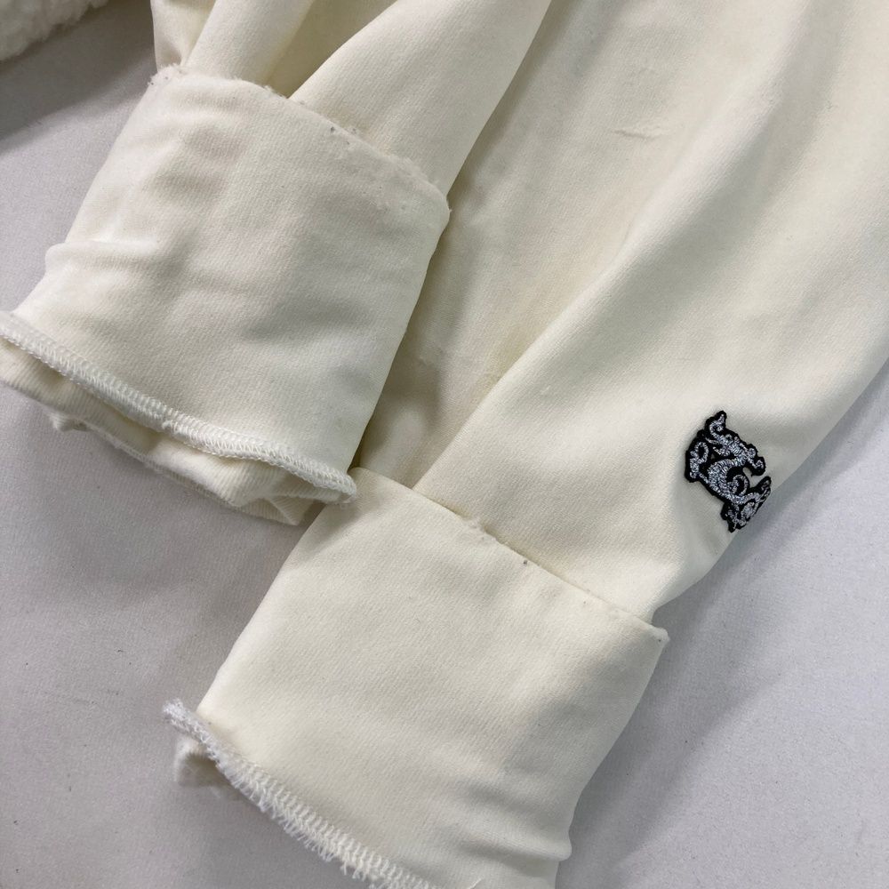 サイズ 2 DANCE WITH DRAGON ダンスウィズドラゴン ボアジャケット ホワイト系 240101465605 ゴルフウェア レディース ストスト WHITEMONARCHHOTEL_COM