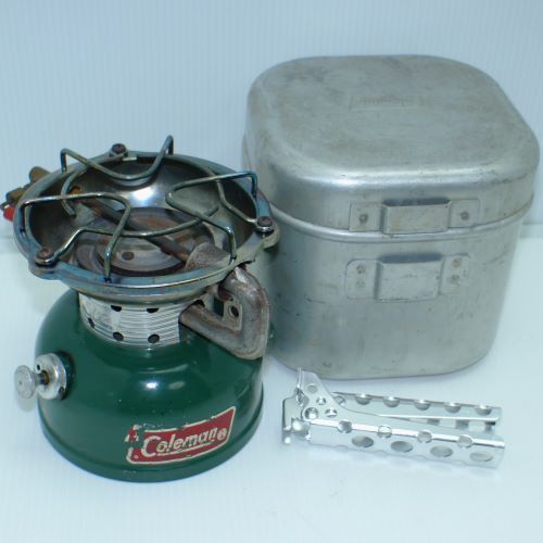 希少ヴィンテージ】コールマン 502 アルミクッカー/ケース 希少ヴィンテージ】コールマン 502 アルミクッカー/ケース