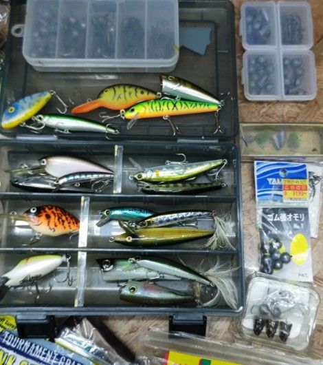 h64255 バス 釣り ワーム プラグ 重り 大量ワームセット WWW_NOITHATQUANGTHANH_NET