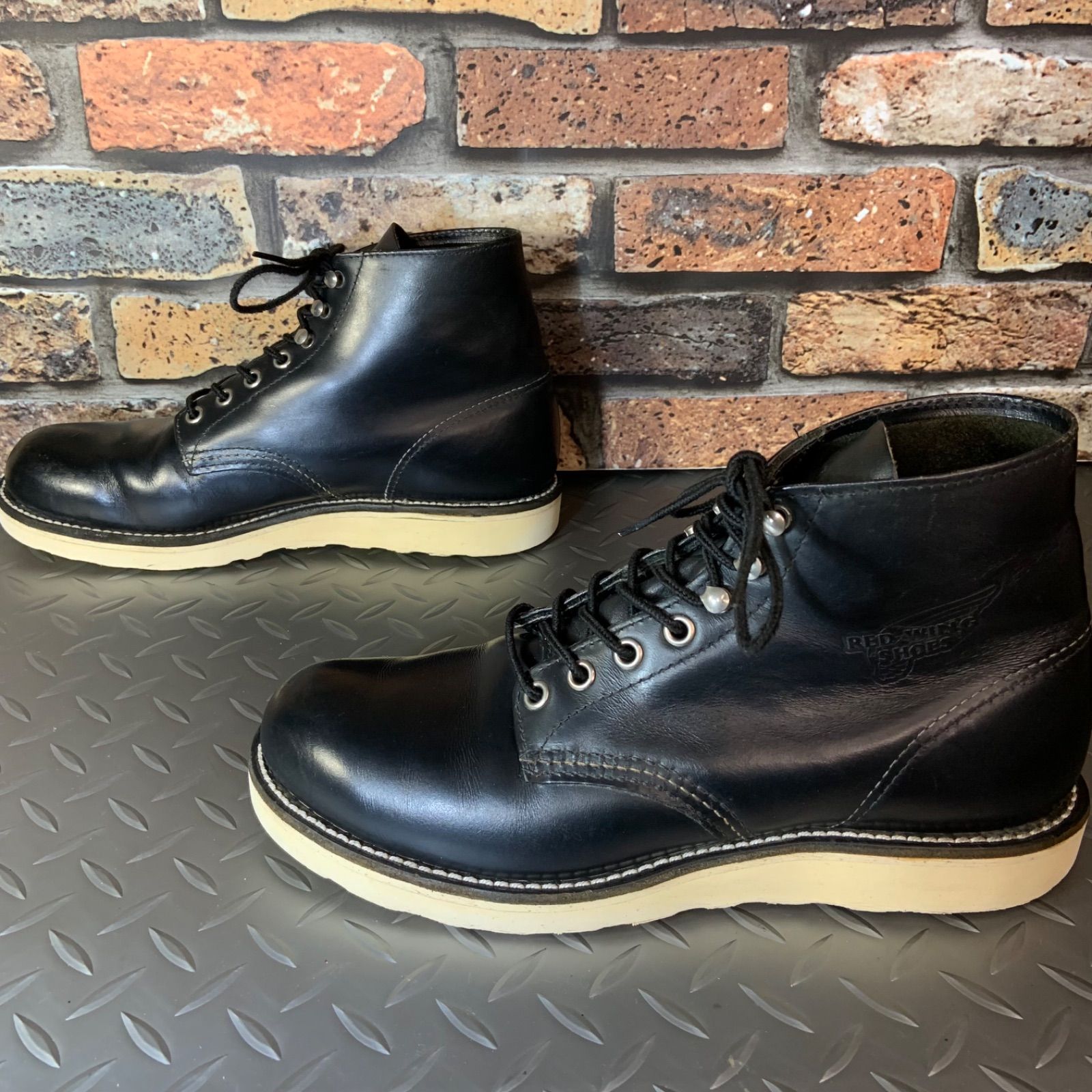 REDWING 8165 ワークブーツ 2004年製 US7.5D 25.5㎝ 25A20-8165-75 レッドウイング アメリカ製 NICORILABO_COM