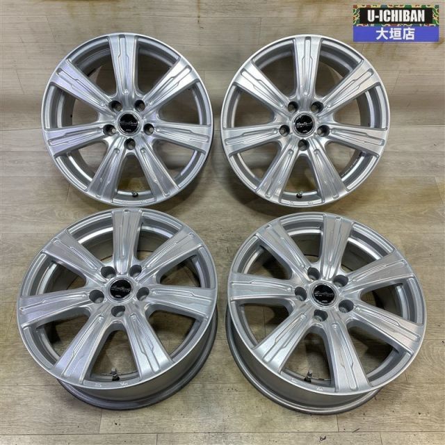 10月31日までの 価格 90系 ノア ヴォクシー RP6 7 8 ステップワゴン カローラクロス 等 ユーロスピード 7-17 38 5H114.3 17インチ ホイール 4本セット 002R