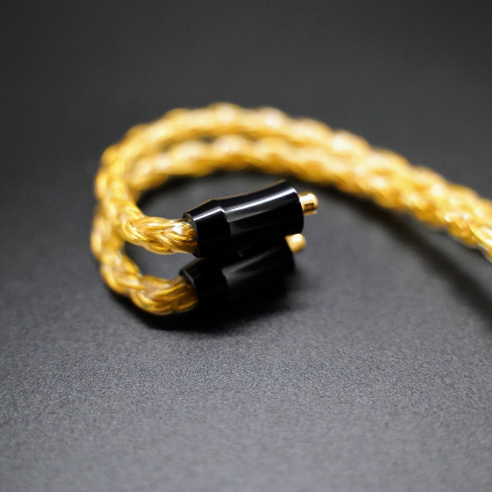 超希少!16芯 金メッキリケーブル mmcx/4.4mm バランス（ブラック