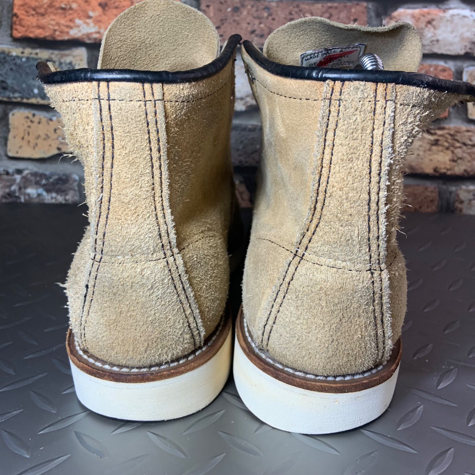 ☆REDWING 8173 刺繍羽タグ US7.5E JP25.5㎝ (24G16) レッドウイング