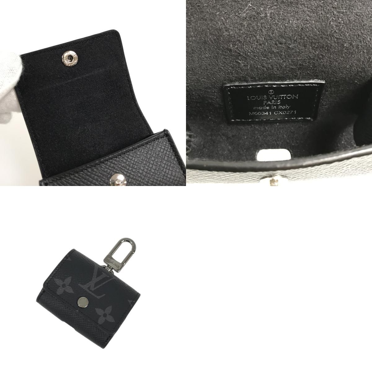 ルイ・ヴィトン LOUIS VUITTON イヤホン ケース モノグラム エクリプス