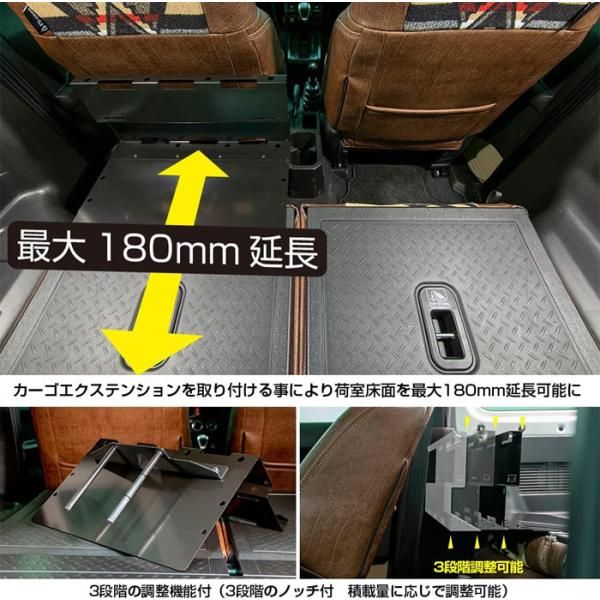 EXPシリーズ ジムニー JB64 ジムニーシエラ JB74 カーゴエクステンション 無加工 簡単取付 1本入 IPF E1E1