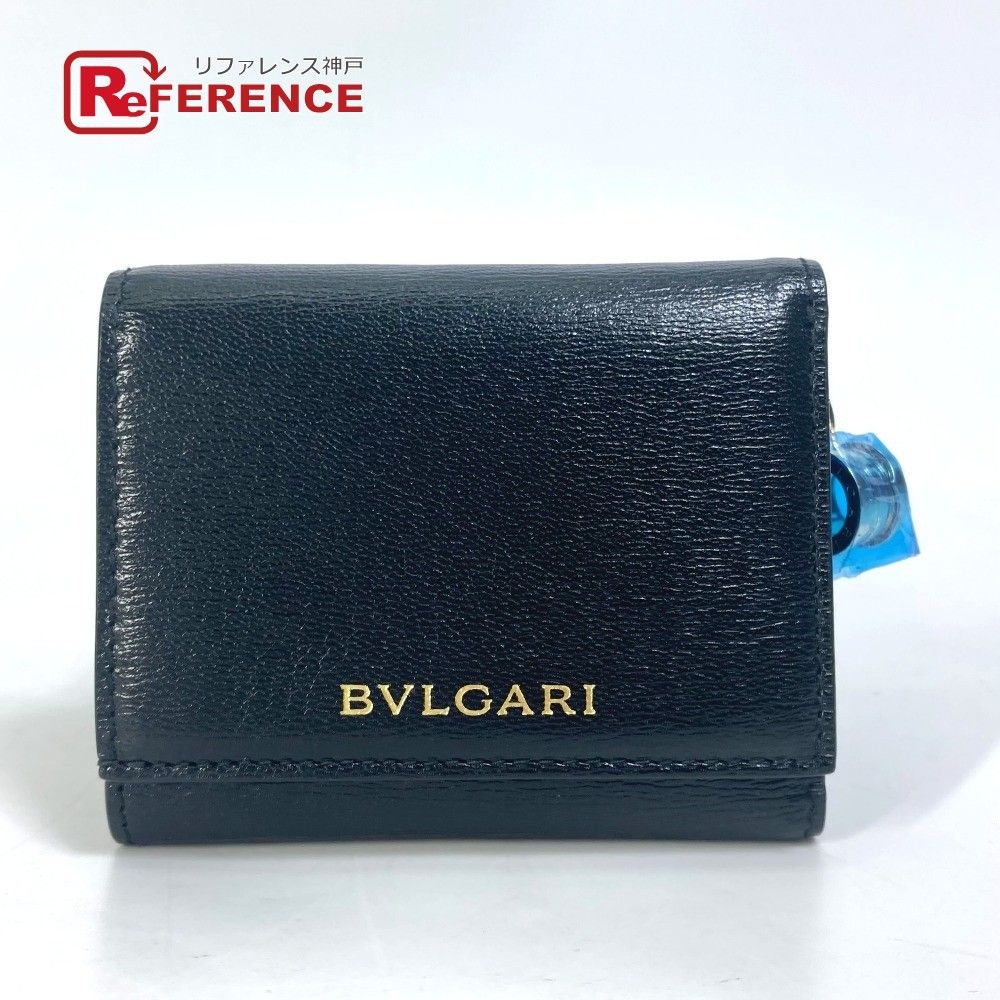 BVLGARI ブルガリ 3つ折り財布 B-zero1 ビーゼロワン 289145 レザー