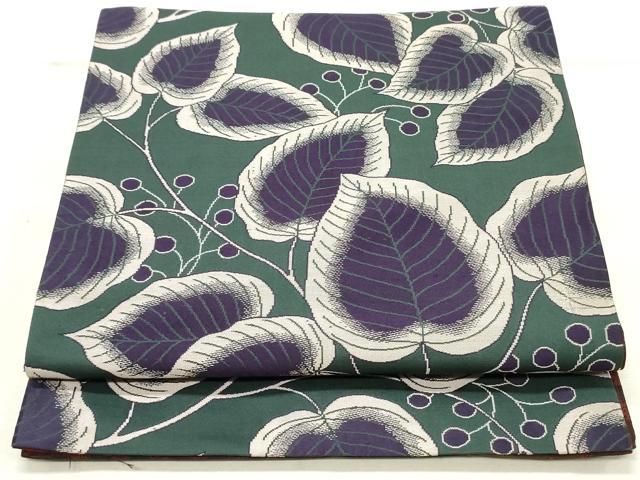 平和屋着物●両面　六通柄京袋帯　枝葉文　DAAT7863ob 平和屋着物○両面 六通柄京袋帯 枝葉文 DAAT7863ob - メルカリ