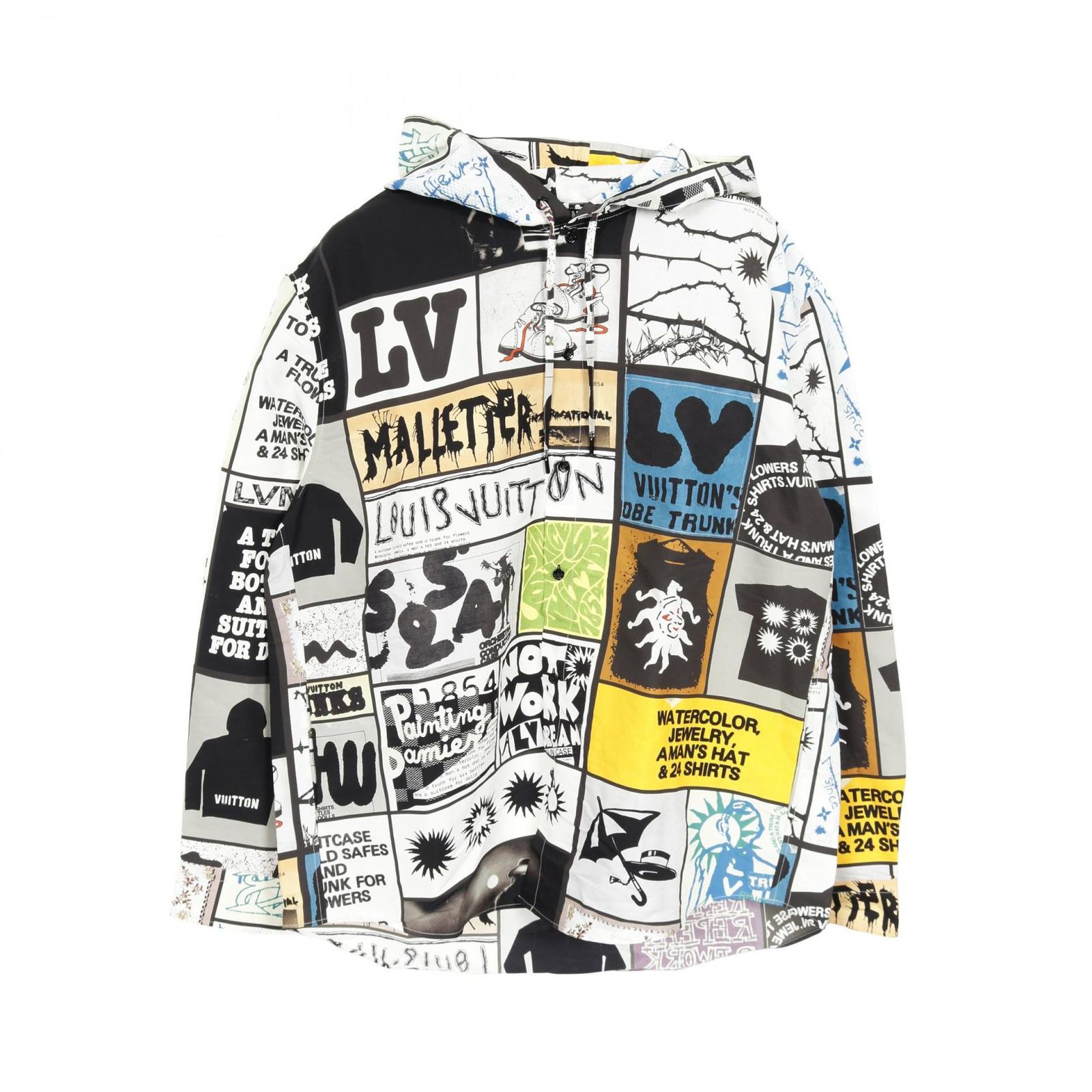 LOUIS VUITTON ルイ ヴィトン フードシルクプレンドオーバーシャツ その他トップス
